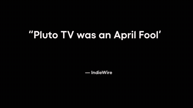 PlutoTV Quote Typography